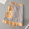 Household Work Clothes Canvas Flower Half-length Apron Female Kitchen  Anti-fouling Wear-resistant Cooking Half-waist