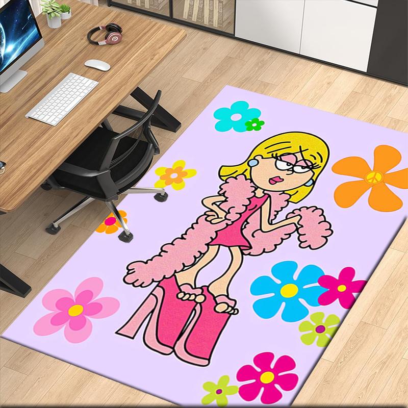 Lizzie McGuire Printed Carpet, for Office Chair Living Room Bedroom Kitchen Room Decor Gifts.