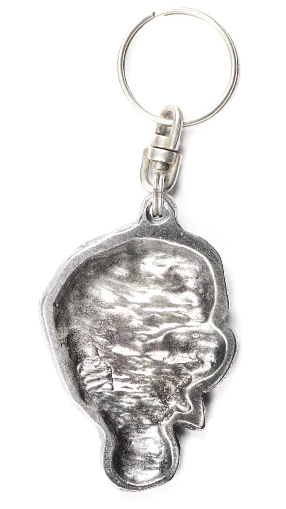 St. Bernard, Saint Bernard, Alpine Mastiff, Bernhardiner - Silver-plated dog pendant, handbag decoration, backpack pendant by Art-Dog brand