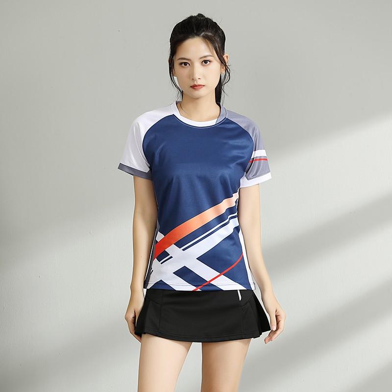 Quick Dry Badminton Shirt Shorts Set Men Women Tennis Table Volleyball Training Competition