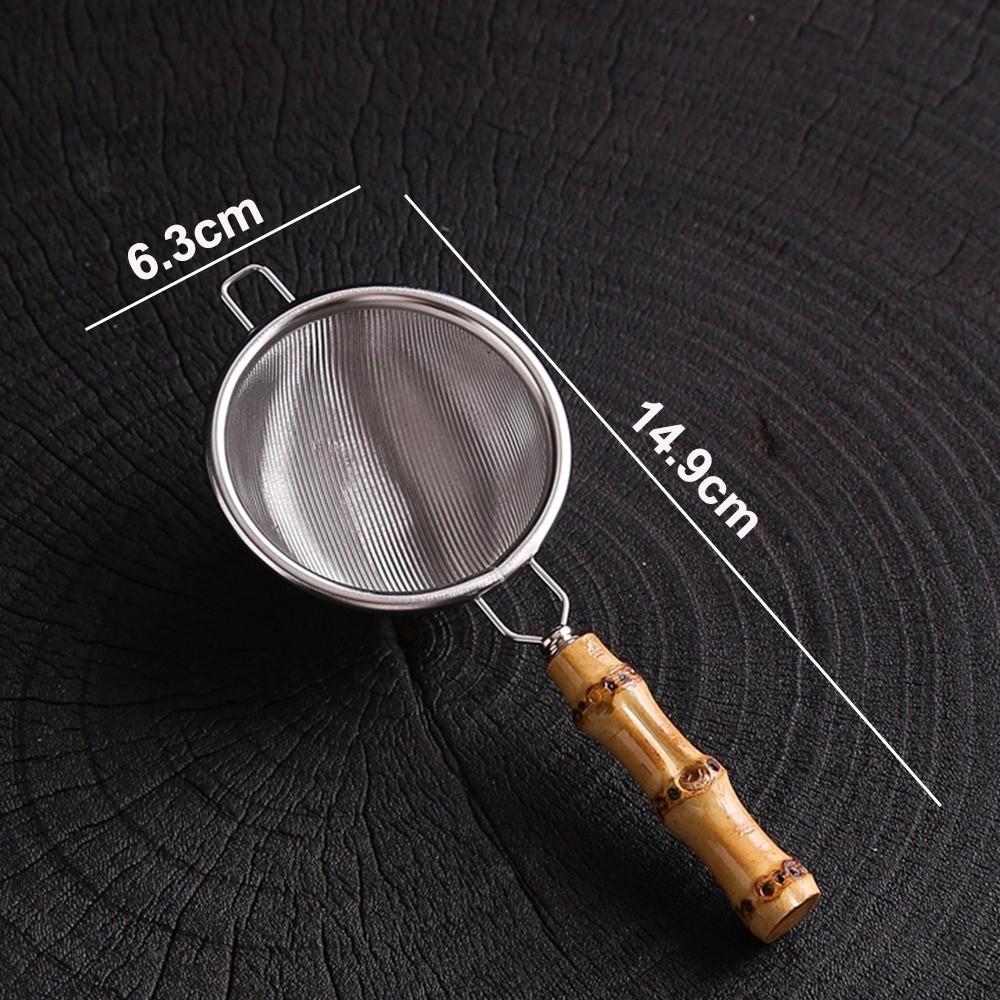 

Stainless Steel Matcha Sifter Easy to Clean Rust-Proof Fine Mesh Strainer Small Very Fine Mesh Cocktail Sieve for Kitchen