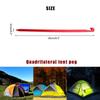 10 Pcs Tent Peg Camping Stakes Yard Lawn Peg for Fixing Tent Tarps Awning Mat