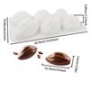Heat Resistant Cocoa Fruit Silicone Mold 6/8 Cavity Baking Mold Portable Pudding Mold  Chocolate