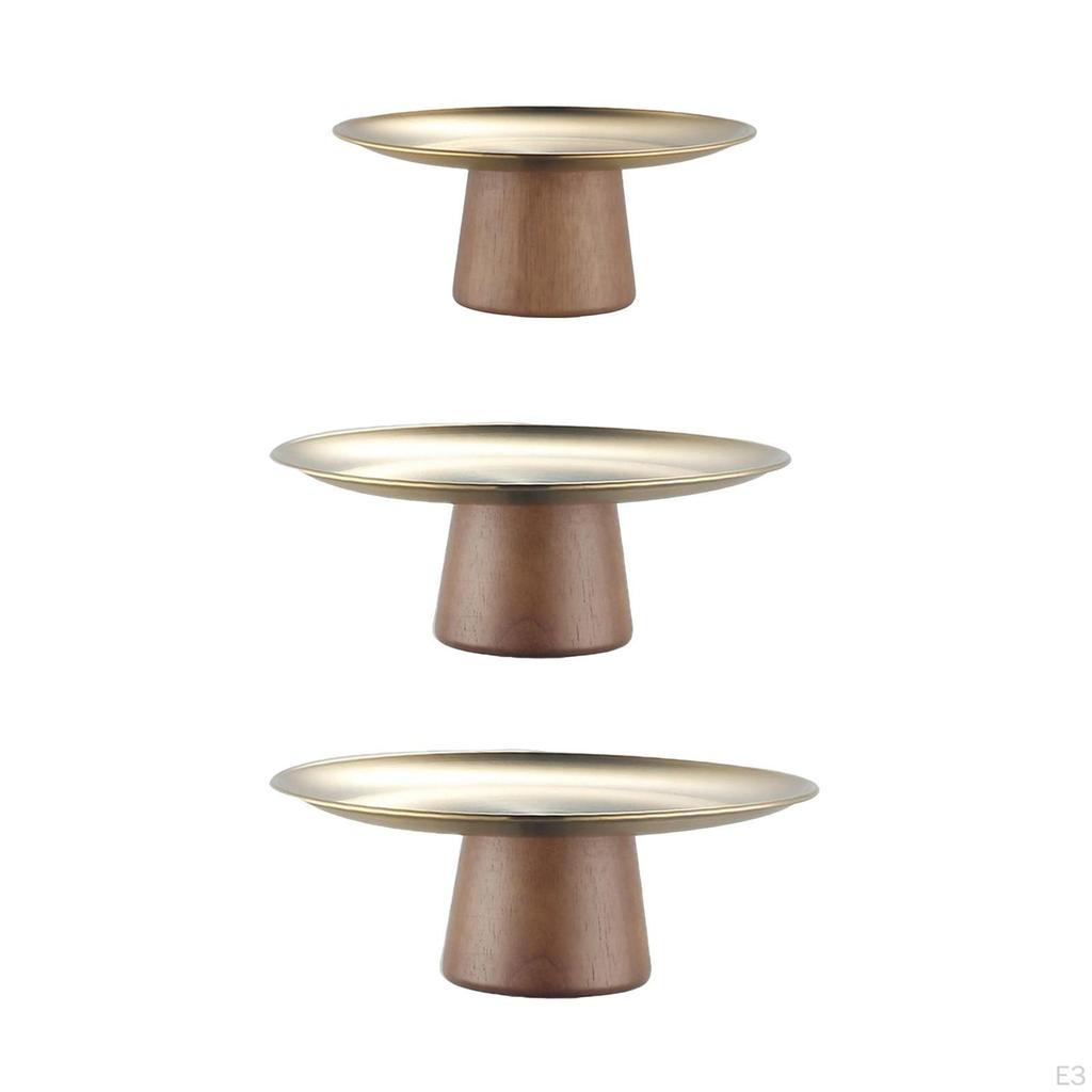 Suport de tort pentru farfurie de desert Afișare cu picior înalt de fructe și gustări Evenimente