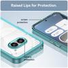 For Nothing Phone (2a) Phone Case WANLONFENG XC Series TPU Acrylic Cover with Tempered Glass (Big Lens Hole)
