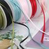 Szerokość 3mm Dwustronna Wstążka Poliestrowa Dwustronna Wstążka Poliestrowa Wstążka do Pakowania Prezentów Dekoracje na Przyjęcie Weselne