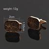 Novelty Luxury White Crystal Cufflinks for Mens Women High Quality Design Cuffbutton Shirt Jewelry Tie Accessories