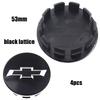 4pcs 53mm 59mm Chevrolet logo car emblem Wheel Center Hub Cap auto Rim refit dust-proof badge covers sticker styling accessories