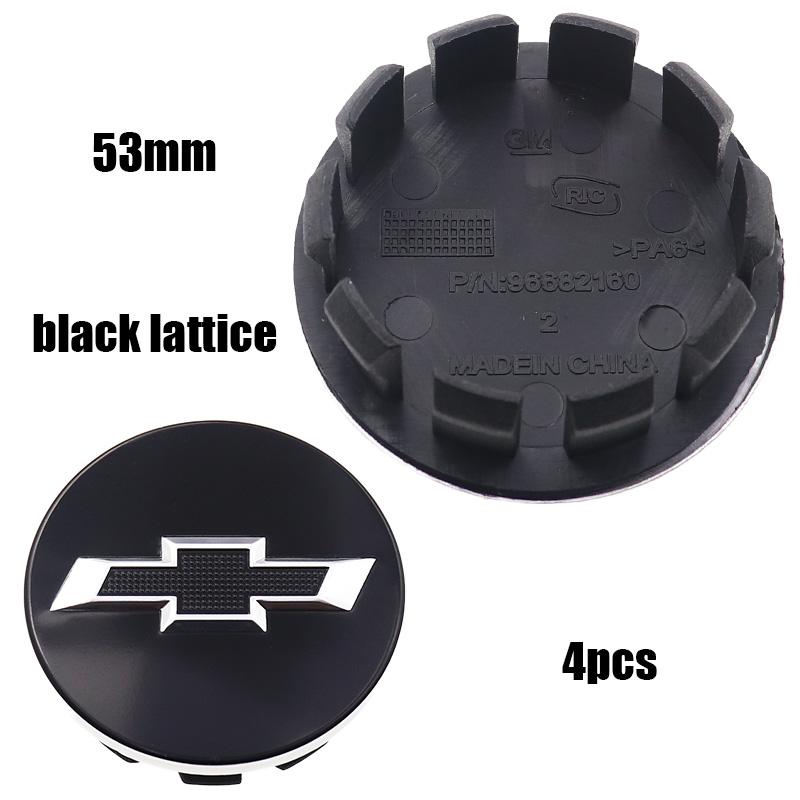 4pcs 53mm 59mm Chevrolet logo car emblem Wheel Center Hub Cap auto Rim refit dust-proof badge covers sticker styling accessories