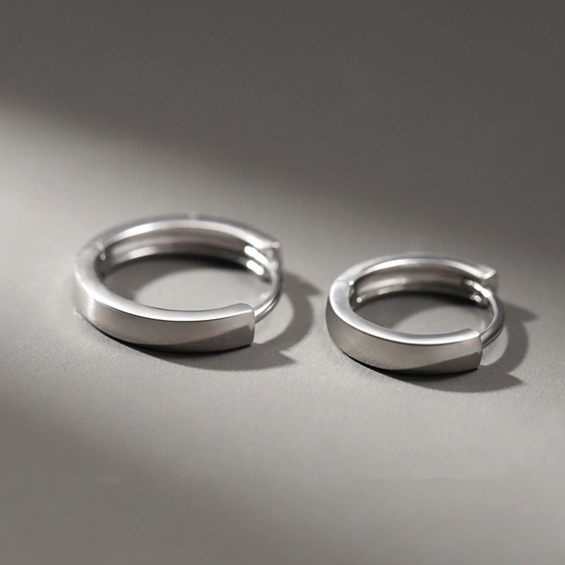 Herren Trendige Minimalistische Ohrstecker - Creolen Ohrklemmen und Schmuck