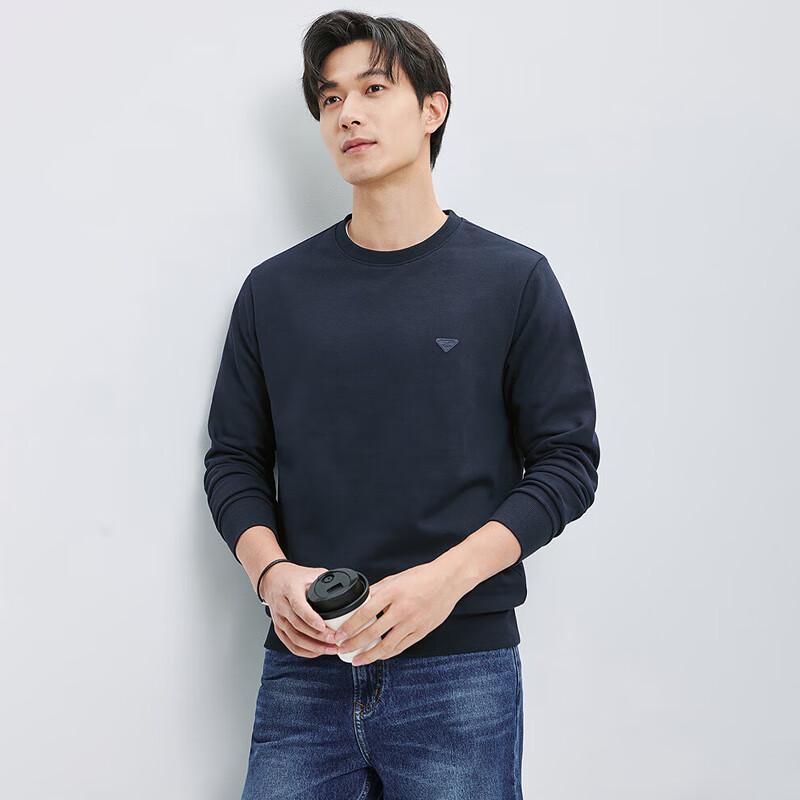 SEPTWOLVES Men's Terry Crewneck Sweatshirt