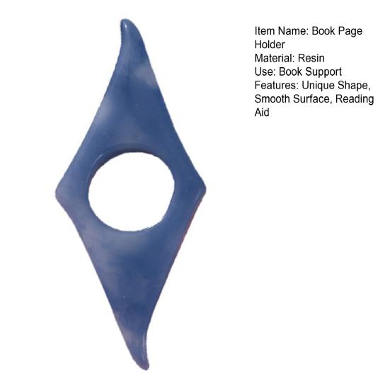 Book Page Holder Unique Shape Multifunctional Smooth Surface Labor-saving Reusable Reading Aid