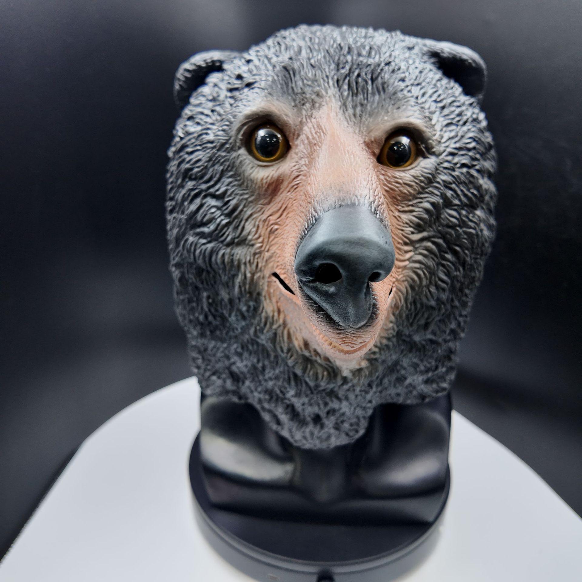 

Polar Bear Latex Mask Halloween Animal Mask Masquerade Cute Funny Silly Bear Party Costume Grizzly Bear