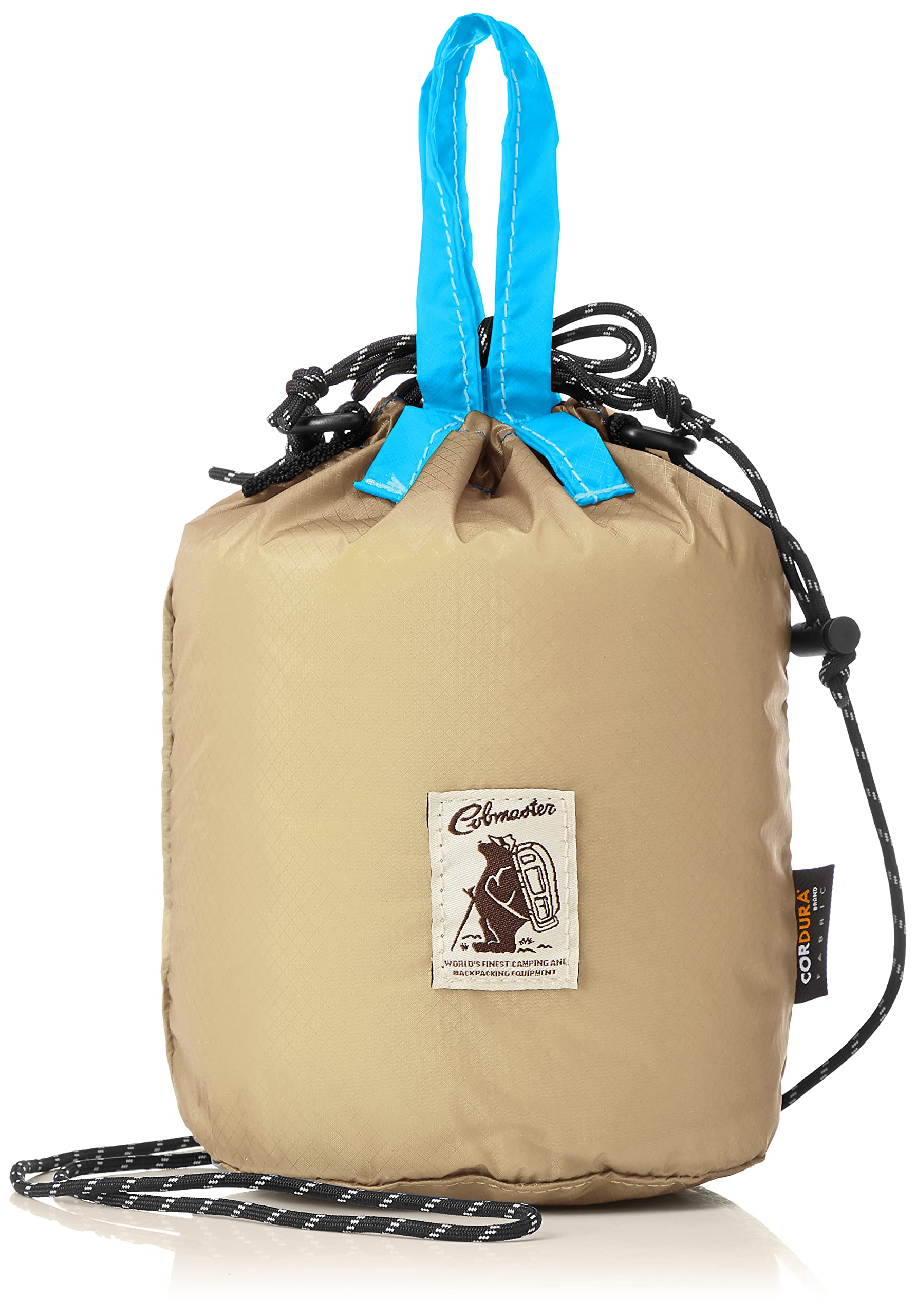 

Cobmaster Drawstring Pouch CORDURA RIP Size Beige KINCHAKU, M, бежевий