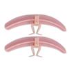 Eyelash Separator Tool Washable Reusable Silicone Base and Legs Lash Extension Assisted Tool for Beauty Salon Pink