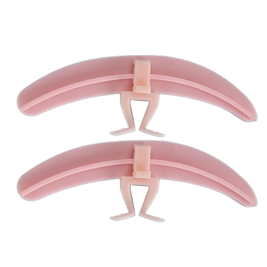 Eyelash Separator Tool Washable Reusable Silicone Base and Legs Lash Extension Assisted Tool for Beauty Salon Pink