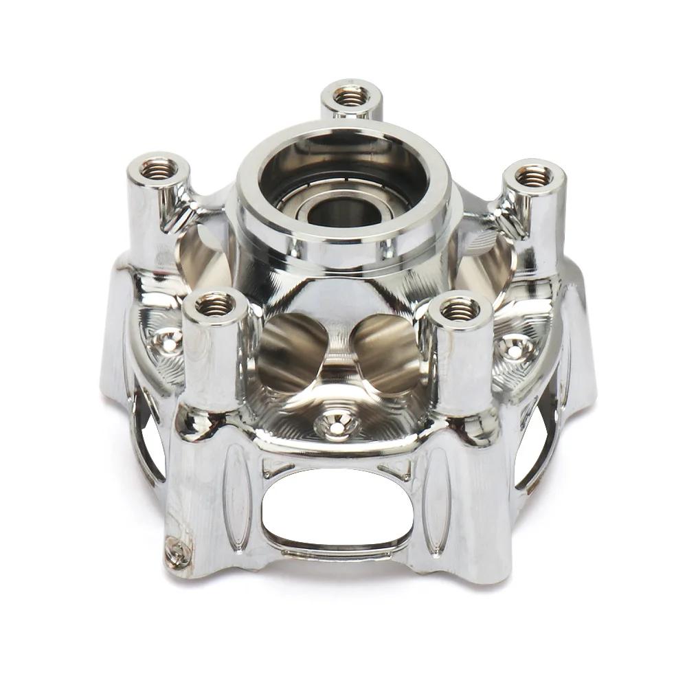 

Motorcycle Accessories CNC Aluminum Front Disc Brake Wheel Hub For Vespa Sprint150 Sprint Primavera 150 Forged Wheels Parts F-Chrome
