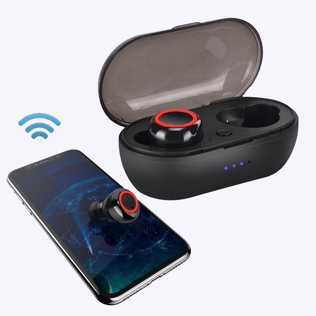 Y50 True Wireless BT5.3 Headphones Music Earphone In Ear Earbuds Touch Control Sport Headset with Mic 450mAh Charging