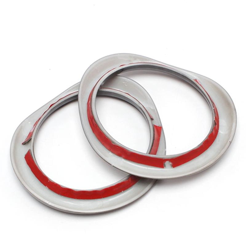 A51K-2Stk Auto Front Nebelscheinwerfer Lichtabdeckung Dekoration Ring Zierleiste für C- 2016- LHD Zubehör, Karbonfaser