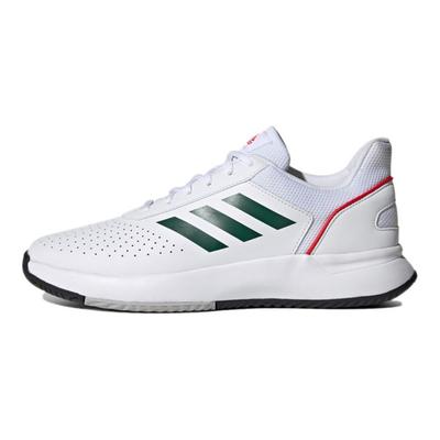 Courtsmash Trendy Breathable Low-Top Tennis Shoes Men Sneakers White Green Red FY8651