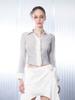 Hilda Lace Veil Shirt [Grey]