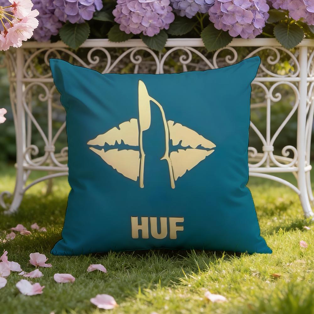 Brand H-Huf Fashion Cushion Cover Home & Car Dual-Scene Pillow Cover: Reversible for Premium Comfort