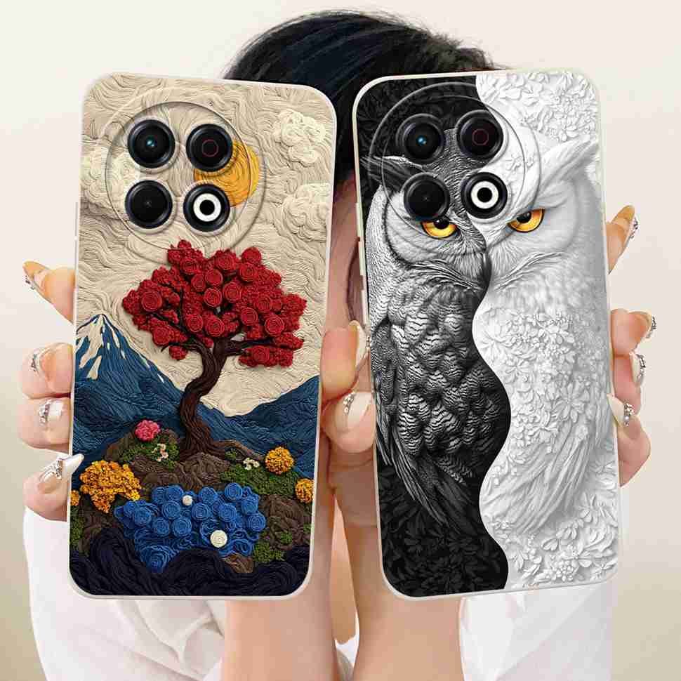 For Tecno Spark 30 Pro 4G KL7 Case Butterfly Dragon Soft Silicone Cover For Tecno Spark30 Spark 30 Pro Shockproof Phone Cases