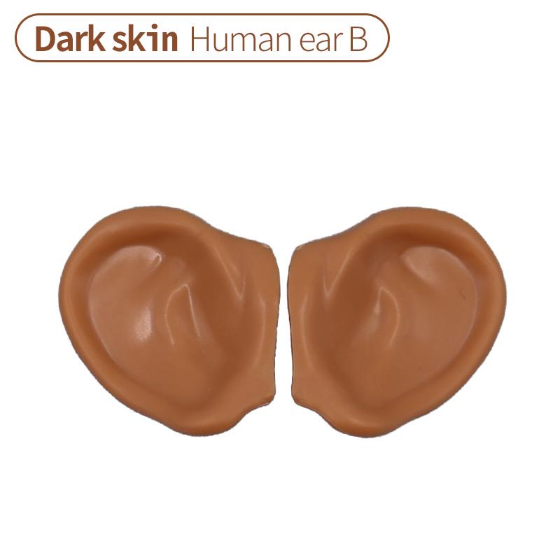 DBS Blyth Puppe Ohr Menschliche Ohren, Elfenohren Mit Ton befestigt, kein Schneiden erforderlich Weiße Haut, Bräunliche Haut, Dunkle Haut, Natürliche Haut