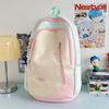 Junior School Student Schoolbag Color Contrast Backpack Girl College Style Backpack