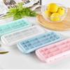 4-farbige Mehrzweck-Abdeckung, Silikon-Eiswürfelform, Sushi-Kuchenform, rechteckige Eiswürfelform