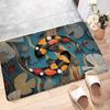 Japanese Koi Fish Door Mat Washable Non-Slip Living Room Sofa Chairs Area Mat Kitchen Bedside Area Rugs