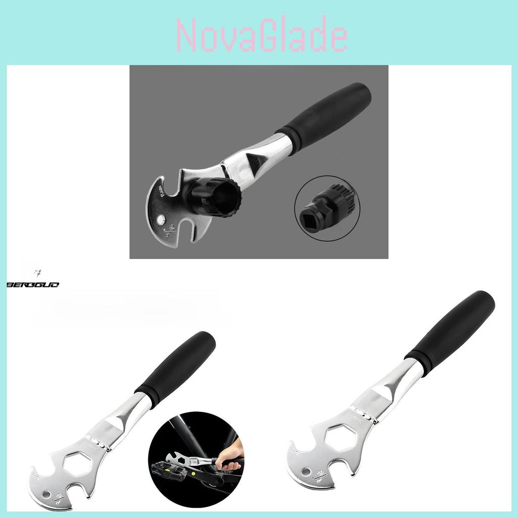 Bicycle Pedal Wrench With High Carbon Steel Handle For Bike Repair And Maintenance