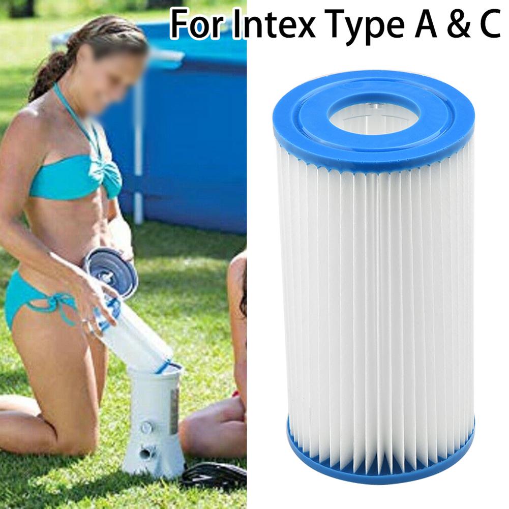 1 * Poolfilter für Intex Typ A & C Schwimmbadfilterpumpen Zubehör für Intex Filterpumpen 58603 / 58604 / 56637 Teile