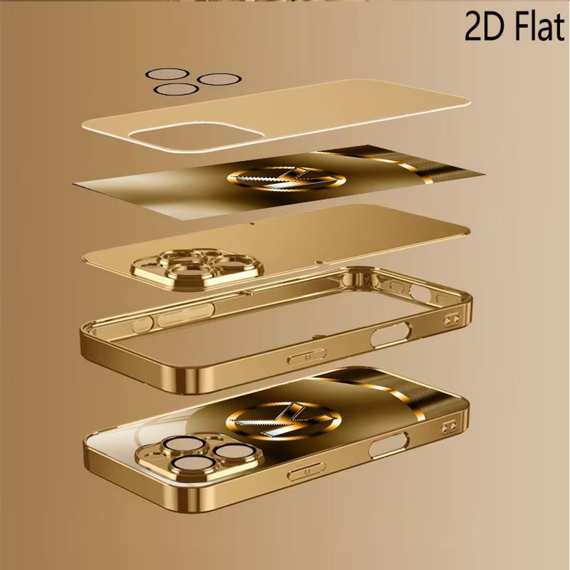 letter K print Patterned tempered glass design for iPhone16 17 Pro Max 15 14 13 12 11 ProMax Phone Case Camera Cover Shockproof