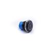 Bell Button 19X27Mm Blue Led Monostable Black Vandal-proof 250V 2A