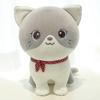 Cartoon Cat Plush Doll Cute Stuffed Kitten Rag Toy Elastic Soft Sofa Cushion Bedside Gift For White Cat- Aespa