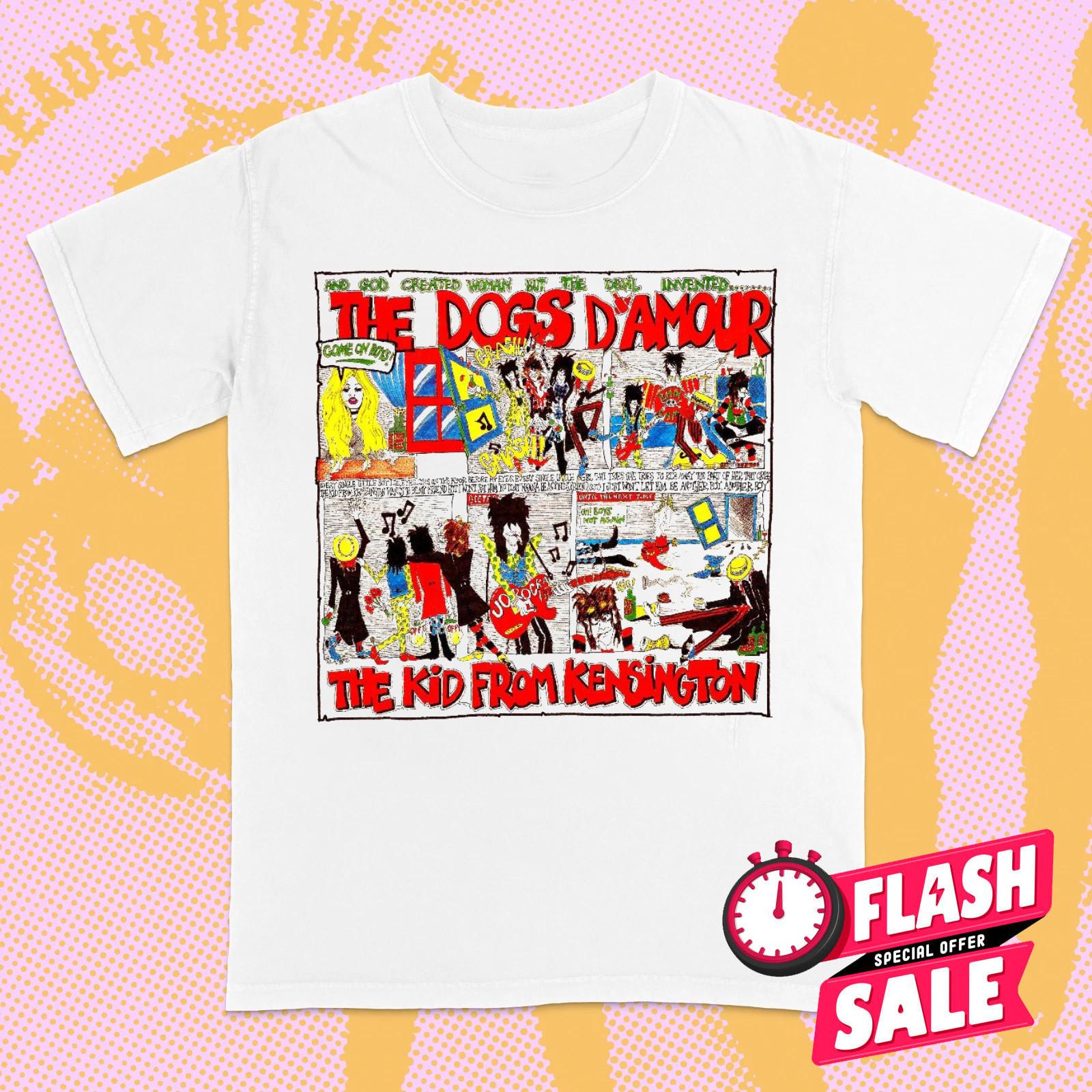 The Dogs D Amour Band All Album T-shirt S to 5XL GG085 FREE SHIPPING M