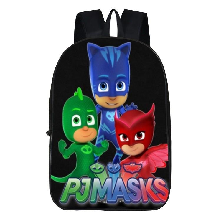 Durable Pj Mask Backpack For Kids With Vibrant 3d Cartoon Design And Adjustable Padded Straps