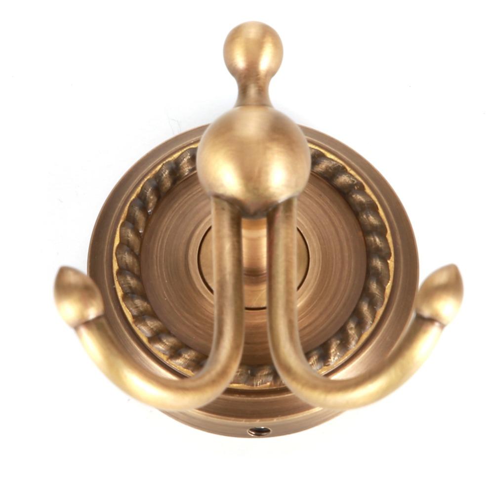 Wall Mounted Towel Hanger Hook Brass Robe Hook Vintage Coat Hat Hook  Hotel Home