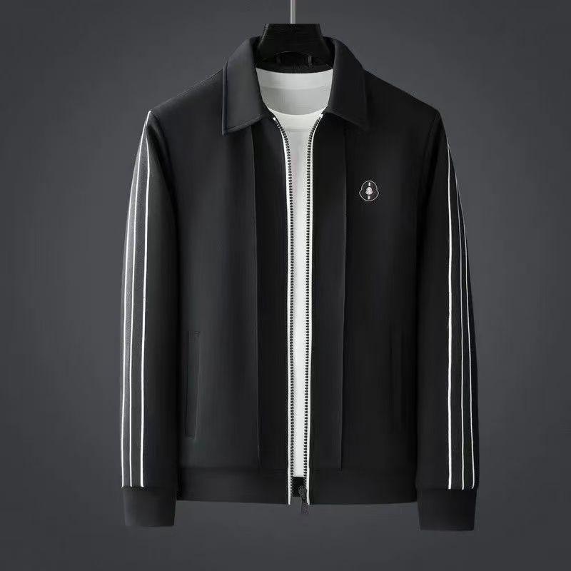 Autumn/Winter 2025 Men's Trendy Striped Tracksuit: Long Sleeve Cardigan & Pants Set