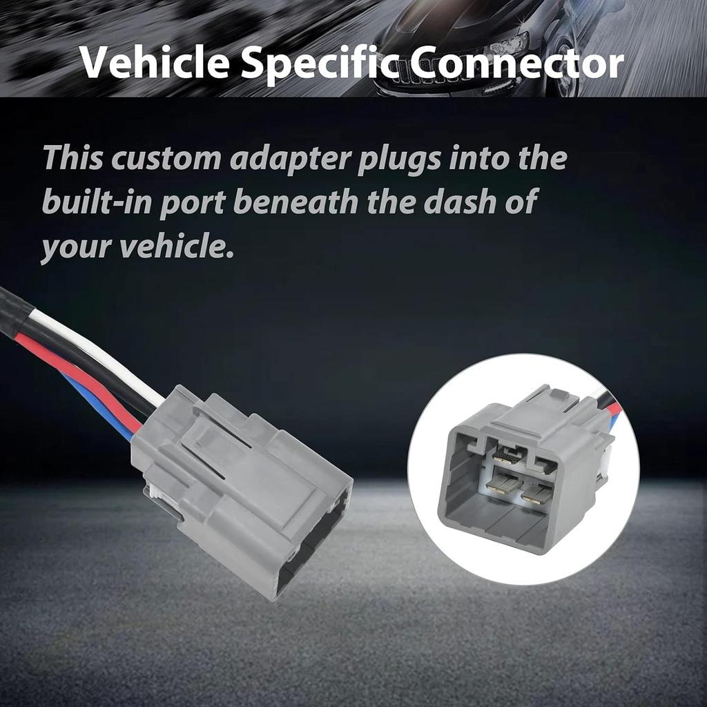 Oyviny Brake Control Wiring Adapter For 2015- Ram 1500/Ram 2500/Ram 3500/Ram 1500 Classic -, Plug In Brake Controller Wiring Harness For 2016- Ram