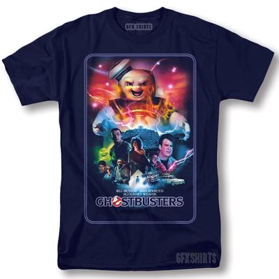 Ghostbusters marškinėliai 90-ųjų filmo klasika Retro vintage grafinis dizainas T-shirt