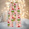Women's Casual Fashion Christmas Printed Trousers Plush Casual Pants