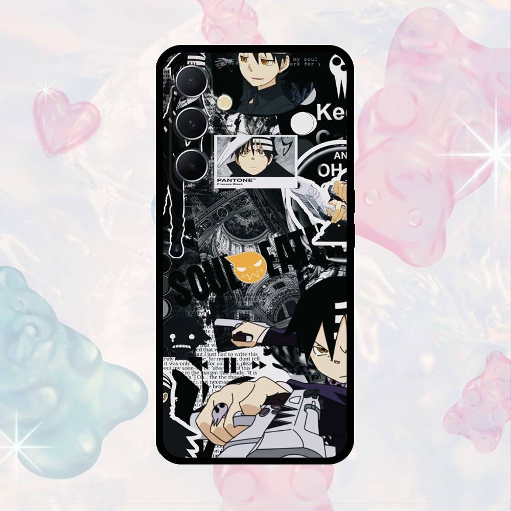 

AAA Аниме S-Soul Eater Чехол для телефона Samsung S25,S24,S21,S22,S23,S30,Ultra,S20,Plus,Fe,Note,10,9,5G Черный Samsung S25