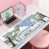 Anime Deskmat x Laptop Table Mat Cute Rabbit Rubber Accessories Gaming Mouse Mat Keyboard Carpet Mouse Pad Office Deskmat