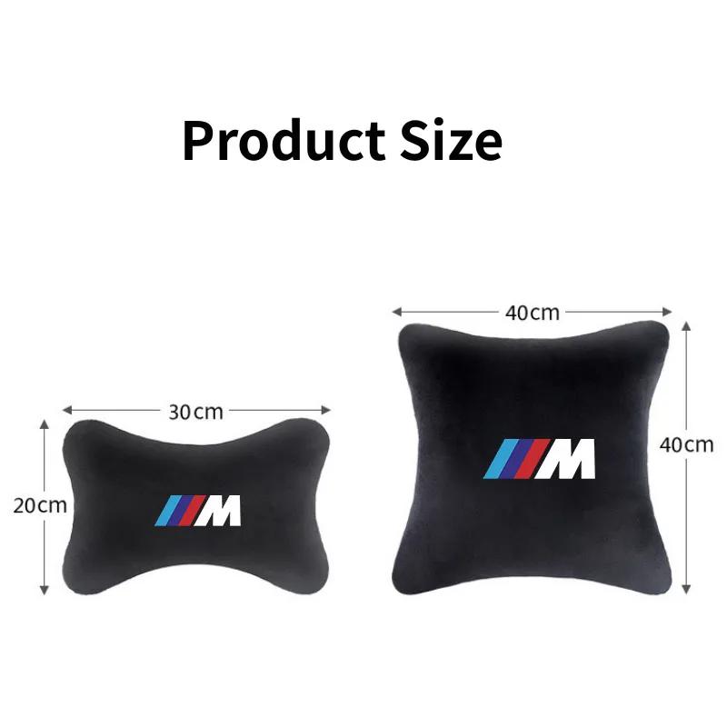 Car Sticker 2025 Hot Car Headrest Neck Support Cushion for BMW M F31 F34 F32 E52 E53 E60 E90 E91 E92 E93 F01 X1 X2 X3 X4 Auto Ac
