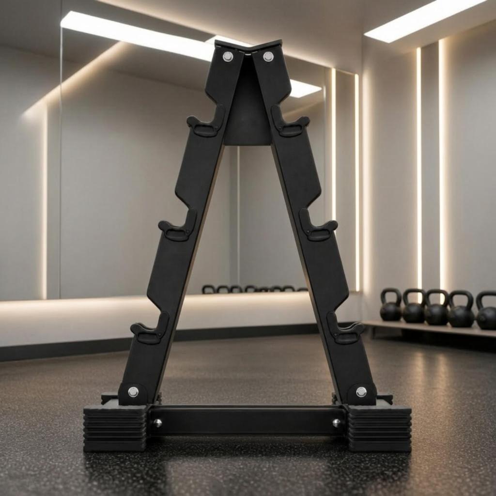 Dumbbell Stand Vertical V-Shaped Rack Upright for Home Gym