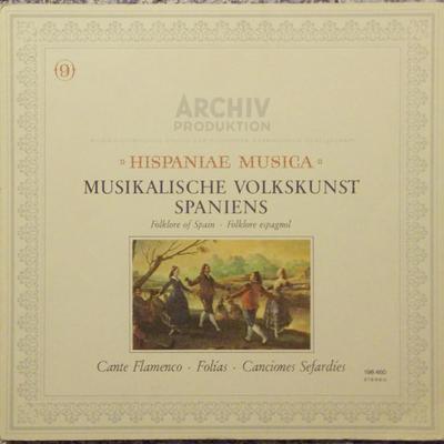 LP Record VARIOUS - "Hispaniae Musica",Musikalische Vol 198460 ARCHIV PRODUKTI 1970 Germany Obi Classical Used