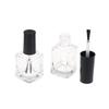 5/10/12/15Ml Empty Clear Glass Nail Polish Bottles With Brush Cap Refillable Containers For Nail Art Lip Golss Liquid Sample