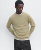 Masimodutti Wool Cotton Round Neck Knit Sweater
